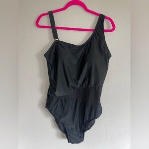 Nicole Miller Black Swimsuit 3X NWT